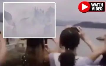 رویت یک پدیده علمی در آسمان یا خرافات! +فیلم