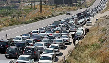 ترافیک سنگین بین کرج و قزوین/محور کندوان ساعت 17 امروز باز می شود
