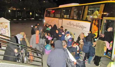 اعزام ۳۲۰ مسافر قطار مشهد - کرمانشاه به مقصد با اتوبوس