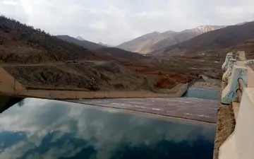 تصاویر هوایی از سرریز سد گاران مریوان + ویدئو