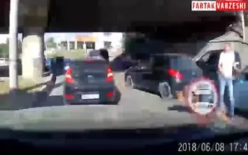 دعوای خونین 2 جوان در خیابان+ فیلم 