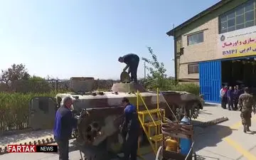 کارواش تانک های ایرانی! + فیلم