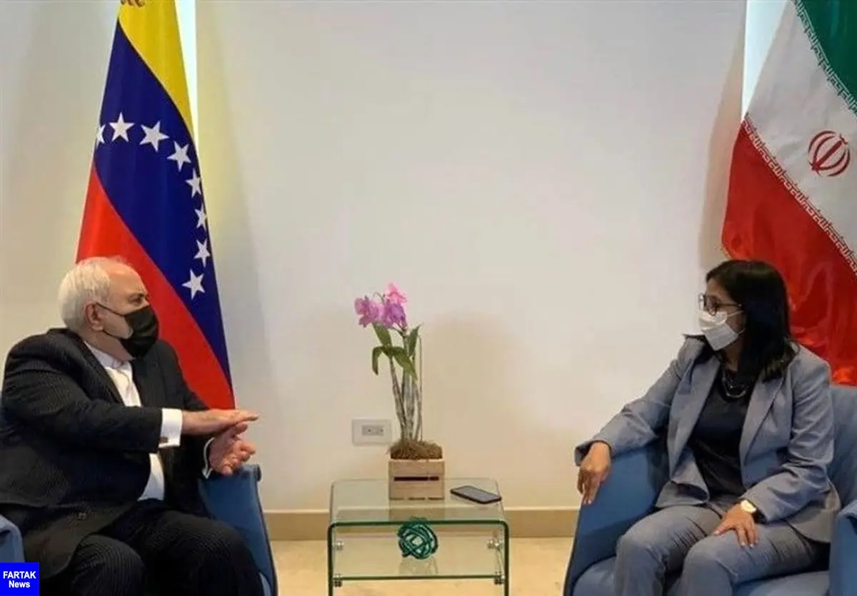 ظریف با معاون رئیس‌جمهور ونزوئلا گفتگو کرد