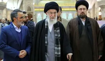 رهبر انقلاب در حرم امام خمینی(ره) و گلزار شهدا حضور یافتند