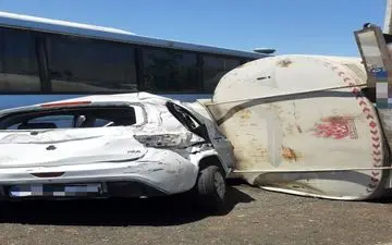 دومین تصادف زنجیره ای در البرز با چهار مصدوم همراه شد