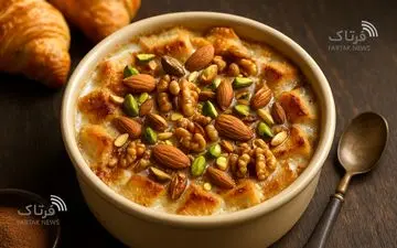 طرز تهیه اُم‌علی؛ دسر طلایی عربی با طعمی به‌یادماندنی