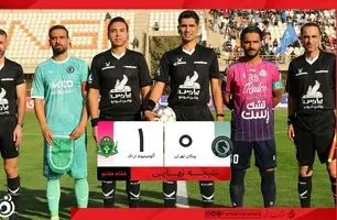 خلاصه بازی پیکان 0 - آلومینیوم 1 + ویدئو