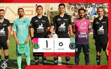 خلاصه بازی پیکان 0 - آلومینیوم 1 + ویدئو