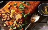 ته چین متفاوت درست کن| آموزش  ته چین گرمساری با گوشت