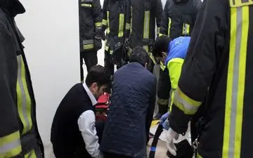 سقوط بالابر پارکینگی خودرو ۲ مجروح بر جای گذاشت