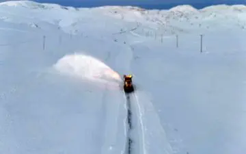 نجات جان مادر باردار روستای باشکند بستان‌آباد در عملیات ۱۳ ساعته برف‌روبی