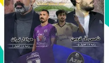 شمس آذر قزوین - هوادار تهران؛ مسابقه ای که برای قزوینی ها امتیاز ندارد!