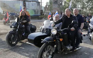  پوتین در فستیوال موتورسواران 