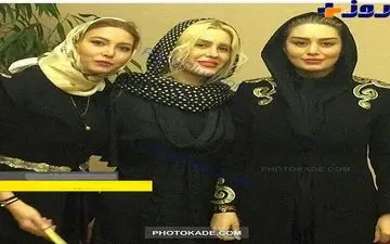 تیپ خاص و دیده نشده زنان بازیگر در یک مهمانی + عکس