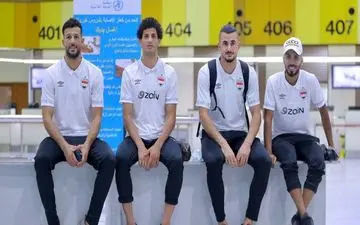 کاروان عراق عازم بحرین شد+عکس