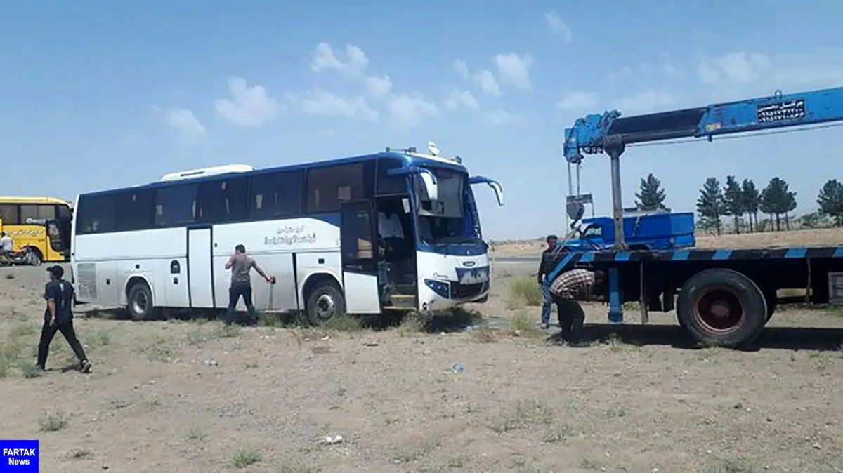 تصادف خونین در اتوبوس کربلا به مشهد