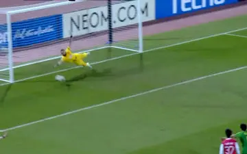 پنالتی از دست رفته الشرطه مقابل پرسپولیس + ویدئو