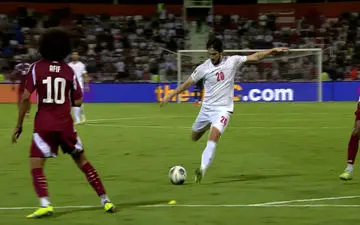 تیر دروازه مانع گلزنی سردار شد + ویدئو