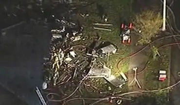 سقوط مرگبار هواپیما بر روی منازل مسکونی