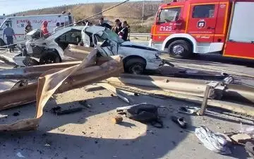 تصادف مرگبار در بزرگراه شهید بابایی تهران