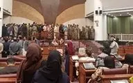 درگیری در صحن مجلس افغانستان بر سر کرسی ریاست
