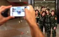 سلفی دختران کرد قبل از نبرد با داعش