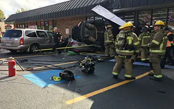 عاقبت عجله برای رسیدن به بیمارستان + فیلم 