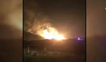 تصاویری از انفجار شدید خط لوله گاز اوکلاهاما در آمریکا