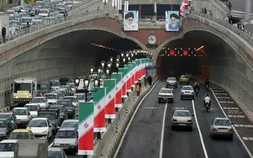 تصادف وحشتناک جوان دوچرخه سوار در تونل توحید
