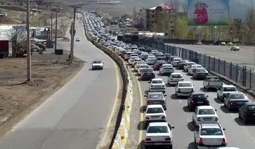ترافیک نیمه سنگین در هراز و فیروزکوه/ احتمالا هراز فردا یکطرفه می‌شود
