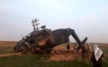 سقوط یک بالگرد در شرق عراق