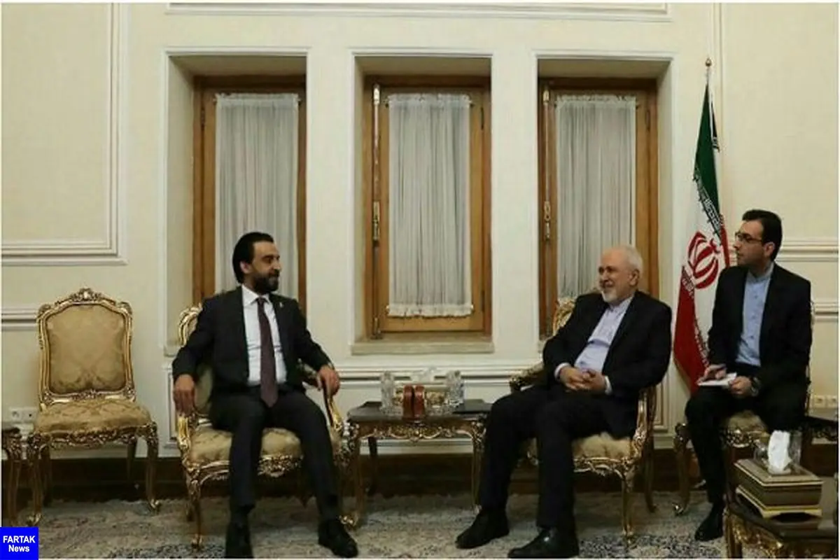 رئیس مجلس عراق با ظریف دیدار کرد