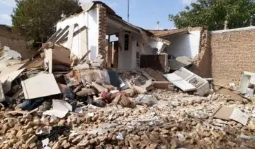 تخریب یک واحد منزل مسکونی در قروه بر اثر نشت گاز