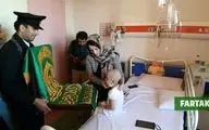 بازدید خادمان حرم رضوی از گلزار شهدا و بیمارستان کودکان محمد کرمانشاهی به روایت تصویر