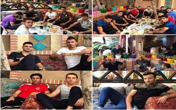 عکس/ سنت دیزی خوری میثاقیان با سیاه جامگان