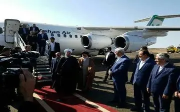 رییس جمهوری وارد سمنان شد