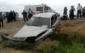 ٧ نفر کشته نتیجه بی‌احتیاطی راننده زانتیا/تصادفی زنجیره‌ای در جاده زنجان-قزوین