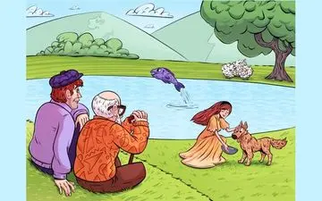 سه چهره پنهان تصویر را پیدا کنید / تزبین ها جواب بدن! + پاسخ