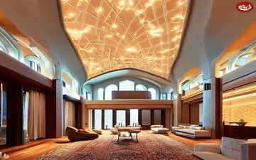 تصاویری بینظیر که هوش مصنوعی از خانه‌های مدرن با معماری قاجار طراحی کرد! + تصاویر
