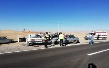 برخورد خودرو پراید و پیکان ۷ مصدوم برجای گذاشت 