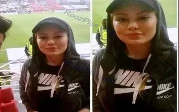  بازیگر زن خبرساز و جوان تماشاگر ویژه بازی پرسپولیس / ببینید