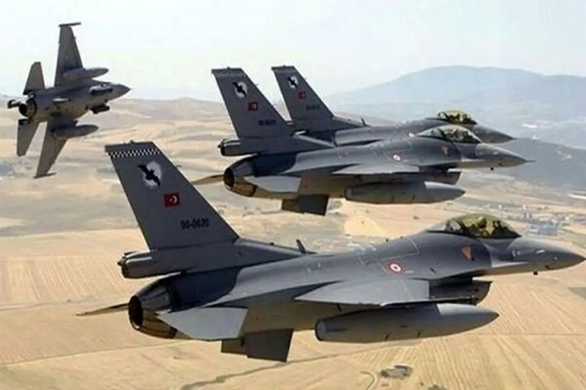 جنگنده های ترکیه ٢٠ بار به شمال موصل حمله کردند