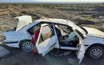 مرگ تلخ دو جوان در برخورد پژو ۲۰۶ با گاردریل