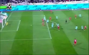 گل اول پرسپولیس به نود ارومیه با شوت دیدنی انصاری 
