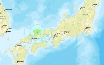 وقوع زلزله شدید در ژاپن