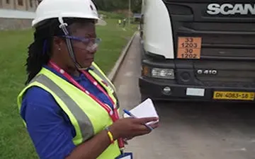 شرکت کامیون‌داران زن در غنا