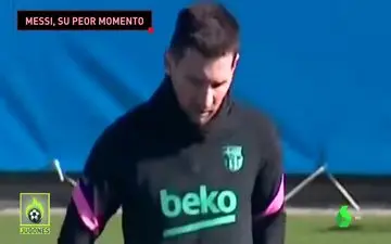 لئو مسی، از خستگی و تنهایی تا ملامت هوادار (عکس)