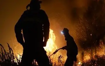 آتش در حال بلعیدن تالاب هامون 