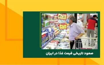 صعود تاریخی قیمت غذا در ایران