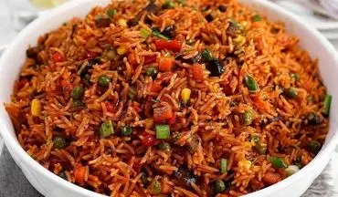 این پلو طعمش فوق العاده س | طرز تهیه پلو مخلوط با هویج و بادمجان!